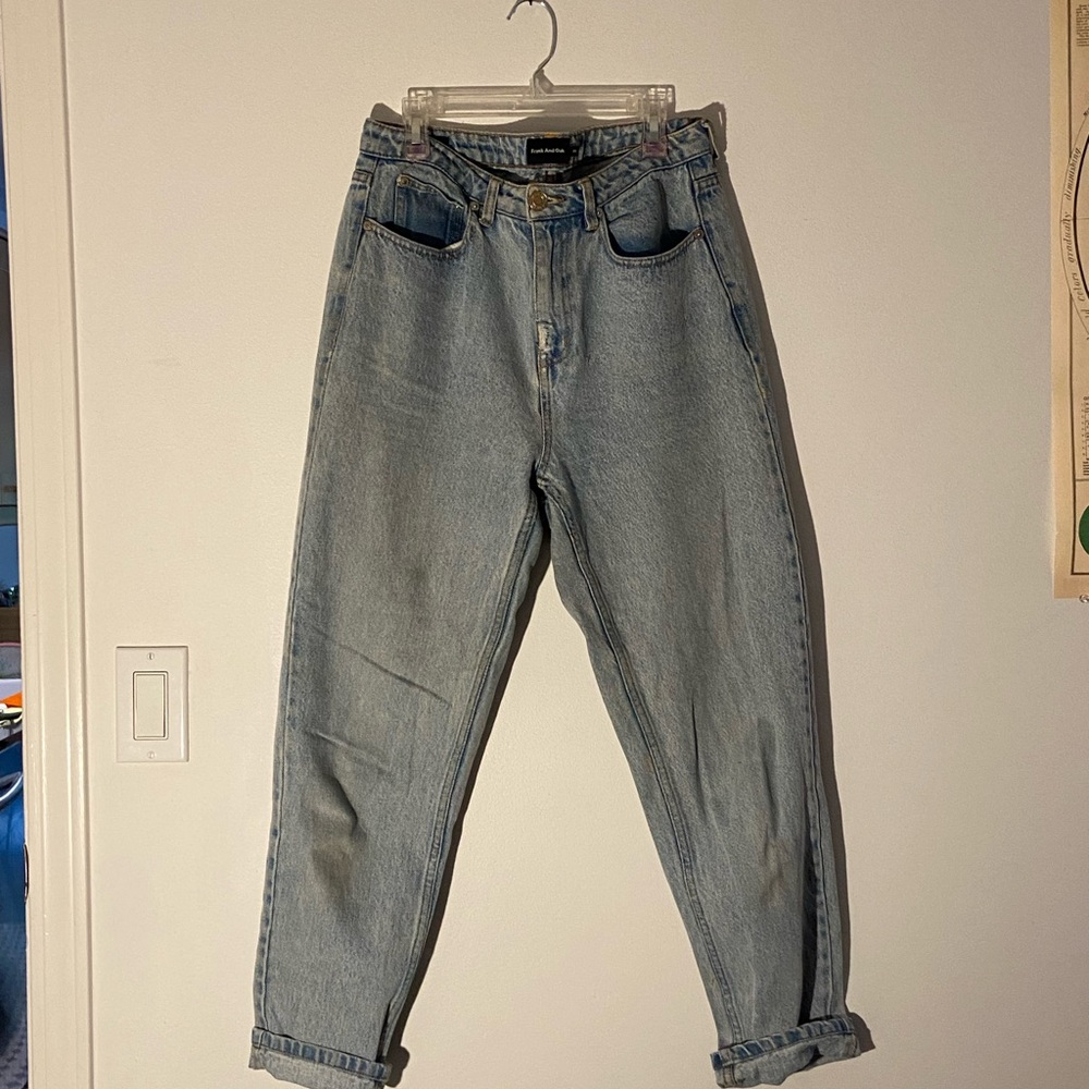 Frank & Oak Light Blue Boyfriend Jeans